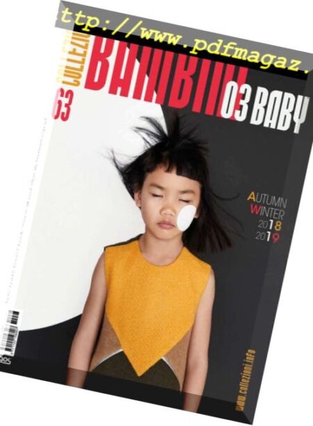 Collezioni Bambini & 03 Baby – luglio 2018 Cover