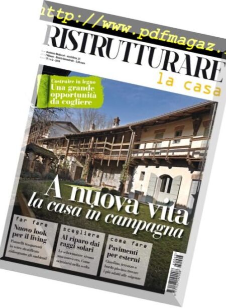 Come Ristrutturare La Casa – 03-2014 Cover