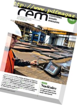 Controles Essais Mesures – Mai 2018