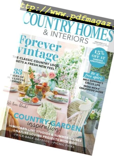 Country Homes & Interiors – July 2018 Cover