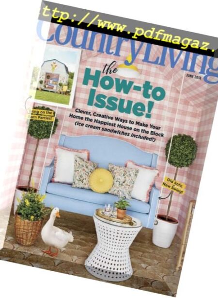 Country Living USA – June 2018 Cover