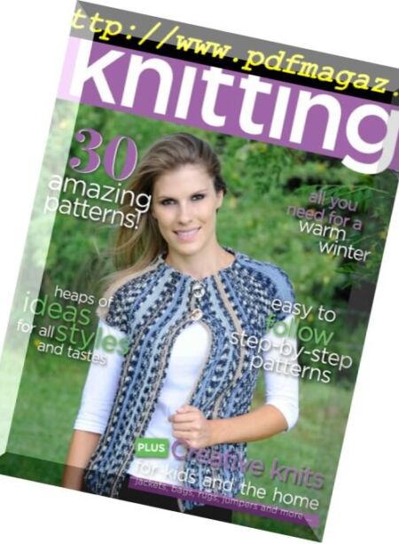 Creative Knitting – May 2018 Cover