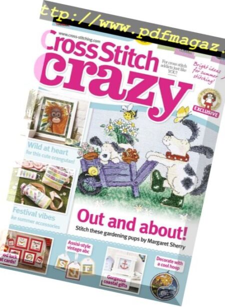 Cross Stitch Crazy – August 2018 Cover
