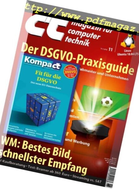 c’t Magazin – 12 Mai 2018 Cover