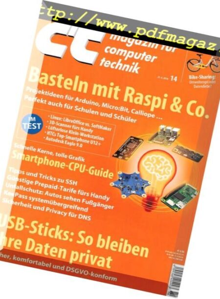 c’t Magazin – 23 Juni 2018 Cover