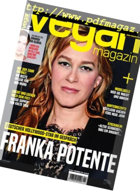 Das Vegan Magazin – Januar 2018 Cover