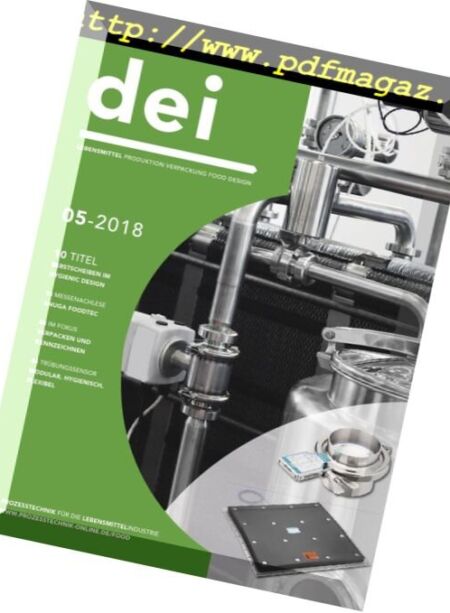 Dei – Nr.5, 2018 Cover