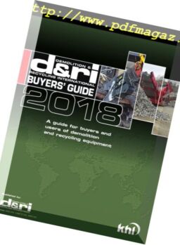 Demolition & Recycling International – June 2018
