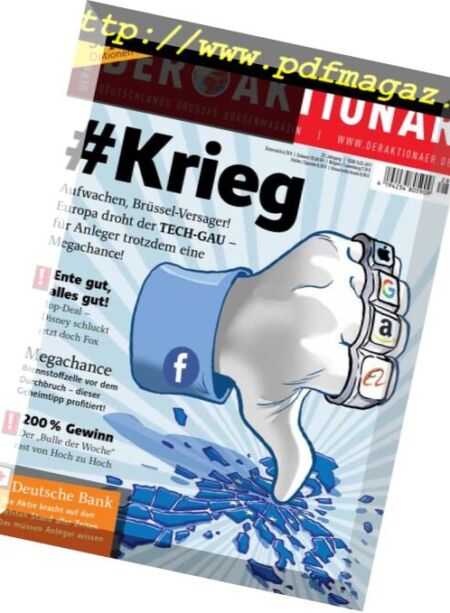 Der Aktionar – 06 Juli 2018 Cover