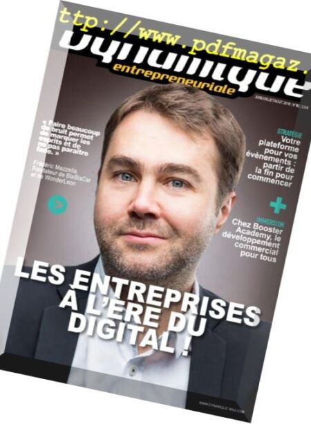 Dynamique Entrepreneuriale – 07 juin 2018 Cover