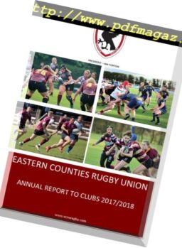 Eastern Counties Rugby Union – June 2018