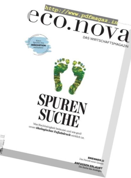 eco.nova – Juni 2018 Cover