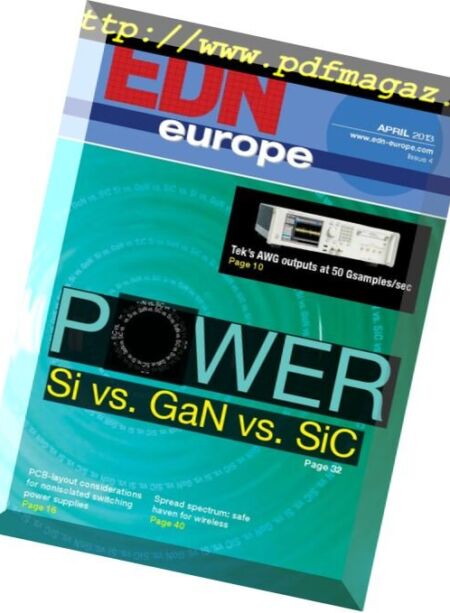 EDN EUROPE – April 2013 Cover
