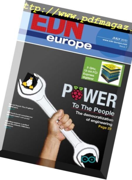 EDN EUROPE – July_August 2013 Cover