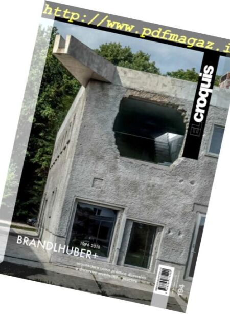 El Croquis – May 2018 Cover