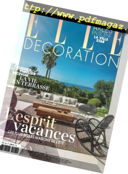 Elle Decoration France – juillet 2018 Cover