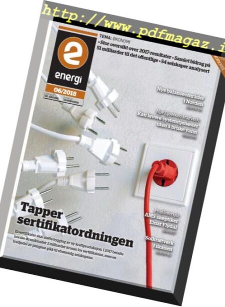 Energi – juni 2018 Cover
