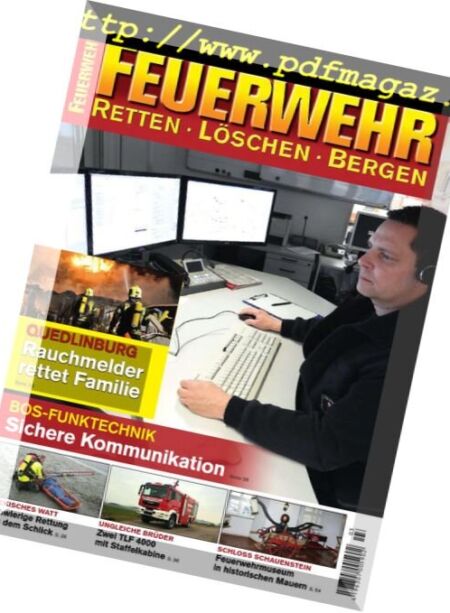 Feuerwehr Berlin – Marz 2018 Cover
