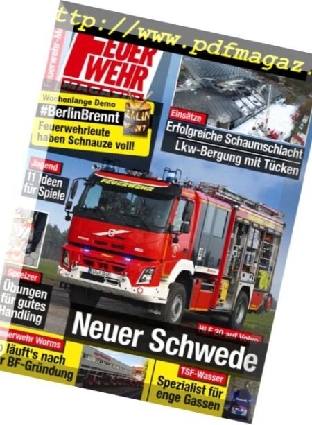 Feuerwehr – Juni 2018 Cover
