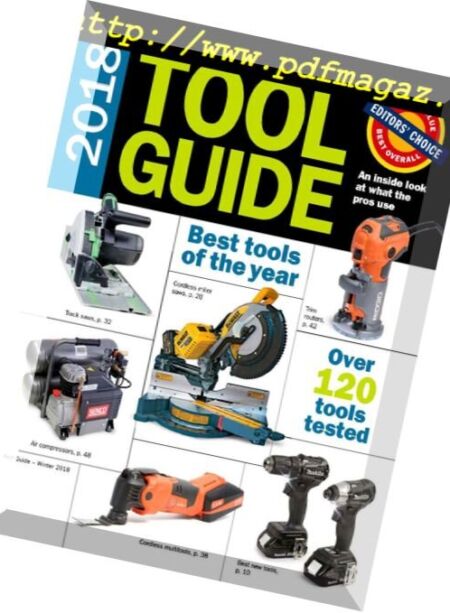 Fine Woodworking Specials – 2018 Tool Guide Cover