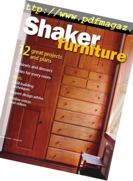 Fine Woodworking Specials – Shaker Furniture Spring 2018 Cover