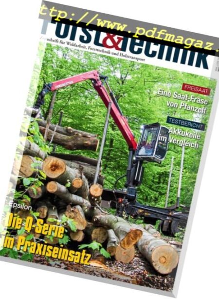 Forst & Technik – Nr.6, 2018 Cover