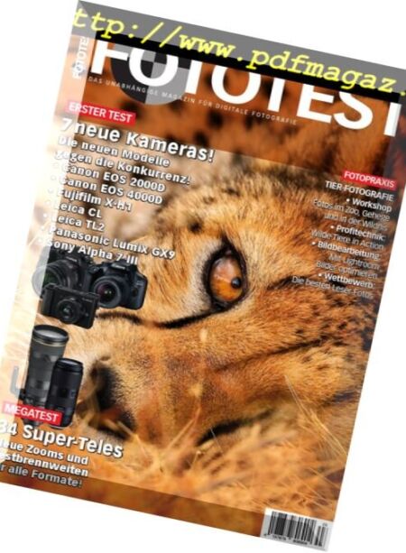 Fototest – Mai-Juni 2018 Cover