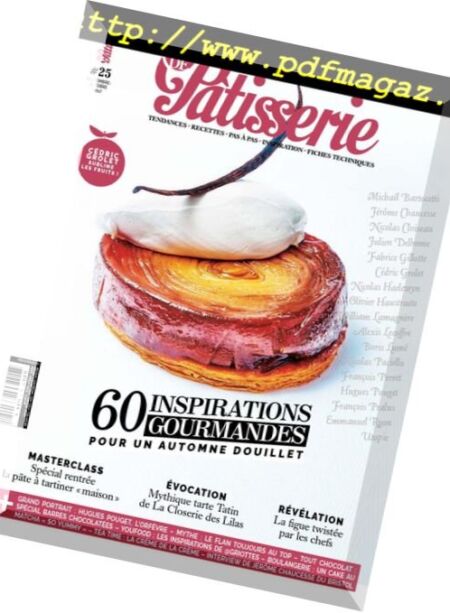 Fou de Patisserie – septembre 2017 Cover