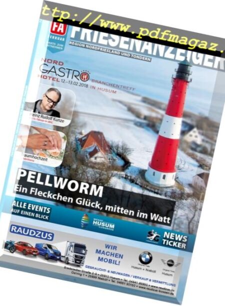 Friesenanzeiger – Februar 2018 Cover
