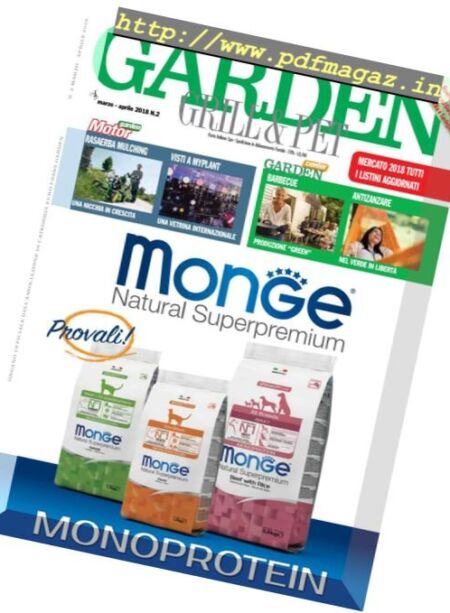 Garden Grill & Pet – Marzo-Aprile 2018 Cover