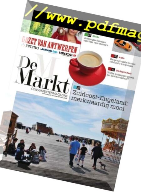 Gazet van Antwerpen De Markt – 26 mei 2018 Cover
