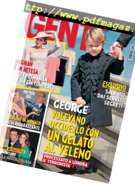 Gente Italia – 09 giugno 2018 Cover