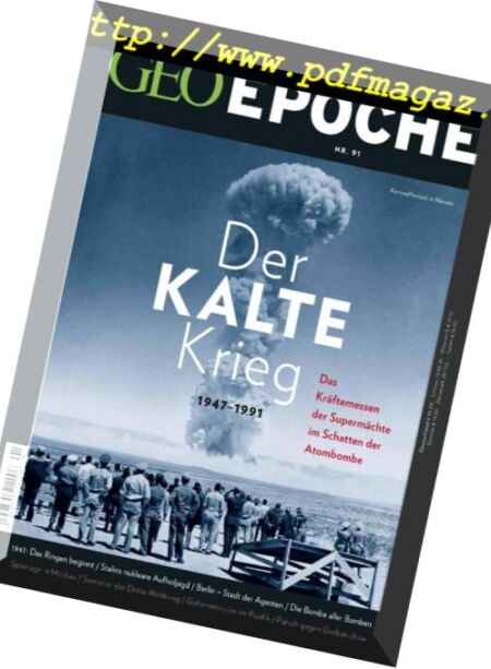 Geo Epoche – Juni 2018 Cover