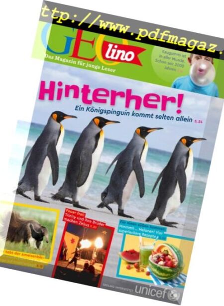 GEOlino – Juli 2018 Cover