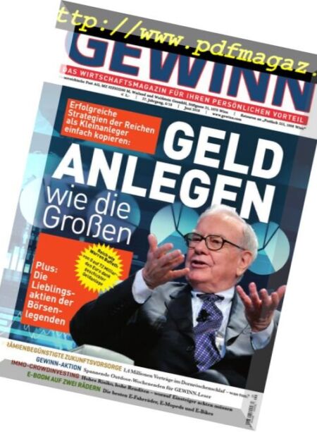 Gewinn – Juni 2018 Cover