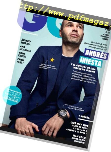GQ Espana – junio 2018 Cover