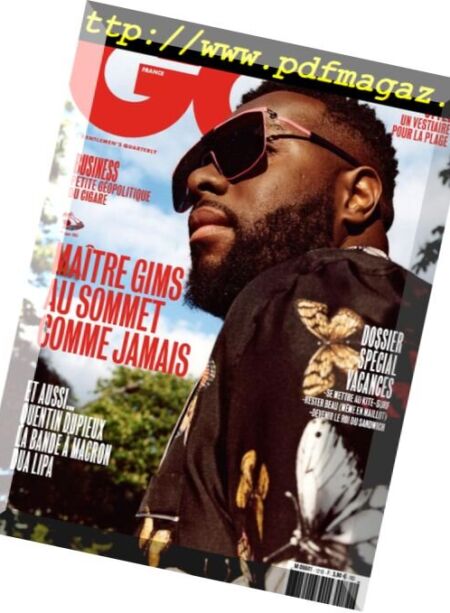 GQ France – juin 2018 Cover