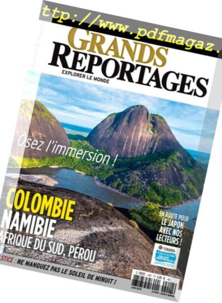 Grands Reportages – juin 2018 Cover