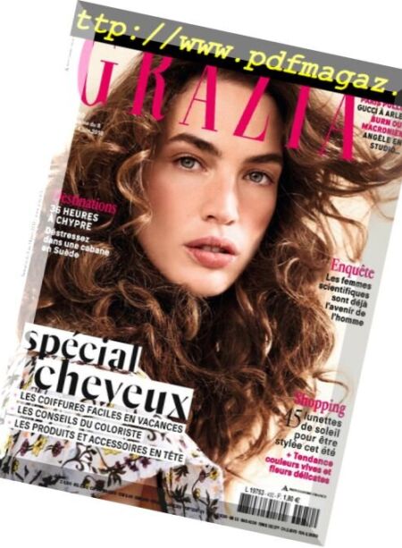 Grazia France – 08 juin 2018 Cover