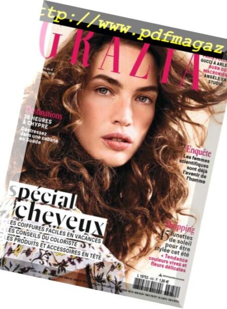 Grazia France – 14 juin 2018 Cover