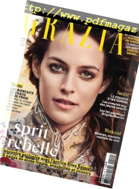 Grazia France – 15 juin 2018 Cover