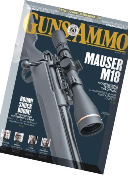 Guns Ammo – August 2018 Cover