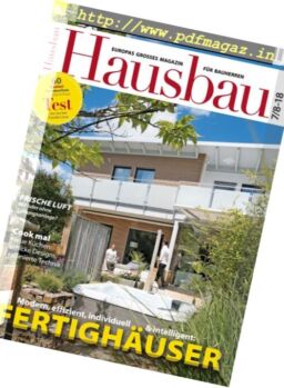 Hausbau – Juli-August 2018