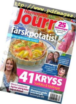 Hemmets Journal – 07 juni 2018