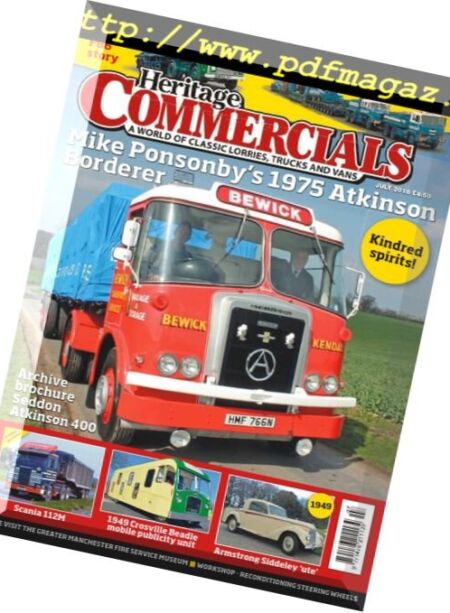 Heritage Commercials – July 2018 Cover