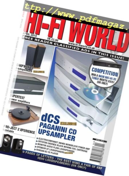 Hi-Fi World – April 2010 Cover