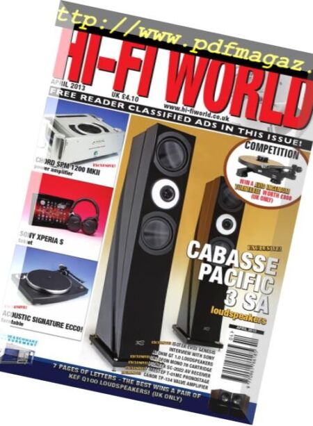 Hi-Fi World – April 2013 Cover