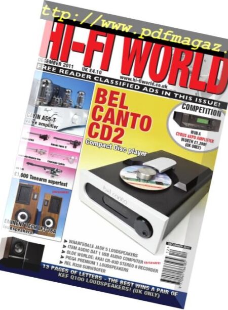 Hi-Fi World – December 2011 Cover