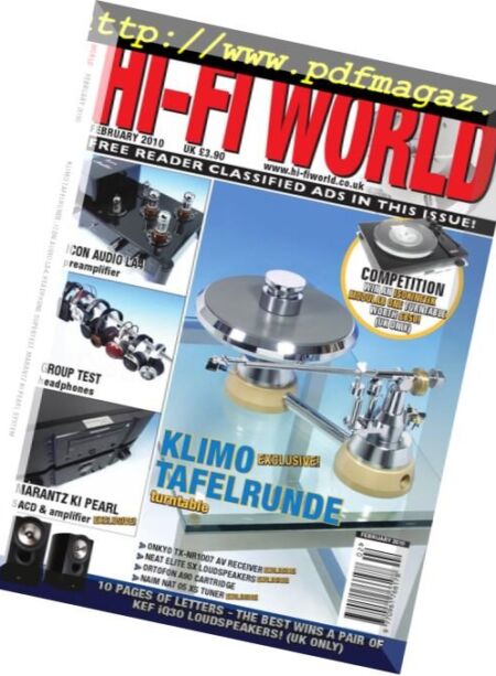 Hi-Fi World – February 2010 Cover