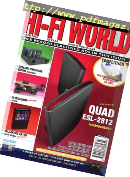 Hi-Fi World – March 2013 Cover